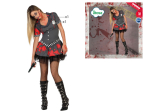 costume policière zombie M/L