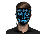 Masque lumineux LED Killer Smile Bleu