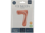 Ballon Chiffre 7 Rose Gold 86cm