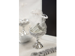 Calice avec organza argent