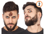 maquillage sataniste