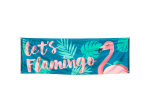 Bannière polyester 'Let's flamingo'