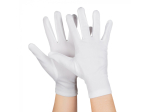 Paire Gants Blanc poignet Basic Taille M/L