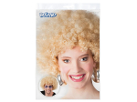 Perruque Afro Blonde