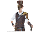 DEMI-MASQUE STEAMPUNK CUIVRE