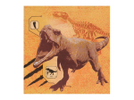 Set 20 Serviettes en papier T-Rex (33 x 33 cm)