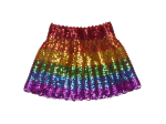 Minijupe Sequins multicolore