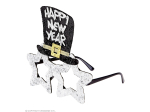 LUNETTES ARGENT HAPPY NEW YEAR