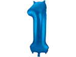 Ballon Chiffre 1 Bleu 86cm