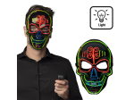 Masque lumineux LED Crâne Dia de los Muertos