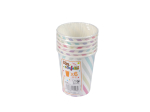 SET DE 6 GOBELETS EN CARTON 25CL LICORNE