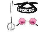 Set Peace (bandeau, lunettes et collier)