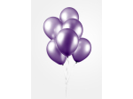 Ballon Violet - Effet Metallic