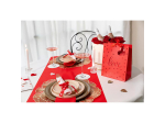 Chemin de table Strawberry (Rouge)