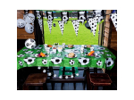 Set 10 Assiettes en papier Football