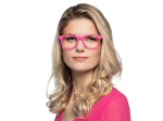 Set 3 Lunettes Party rose fluo