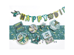 CHEMIN DE TABLE 100% POLYESTER 28CM*5M HAPPY DINO EN DISPLAY DE 16 PIECES