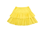 Mini-jupe Ruffles jaune fluo