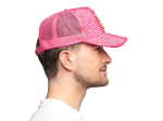 Casquette Dollar fluo rose (réglable)