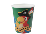 Gobelet Pirate Multicolore Ø 7.8 x 9.7 cm / 27cl Sachet de 10 pièces